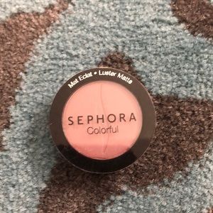 Never used Sephora eyeshadow. Red wine color.